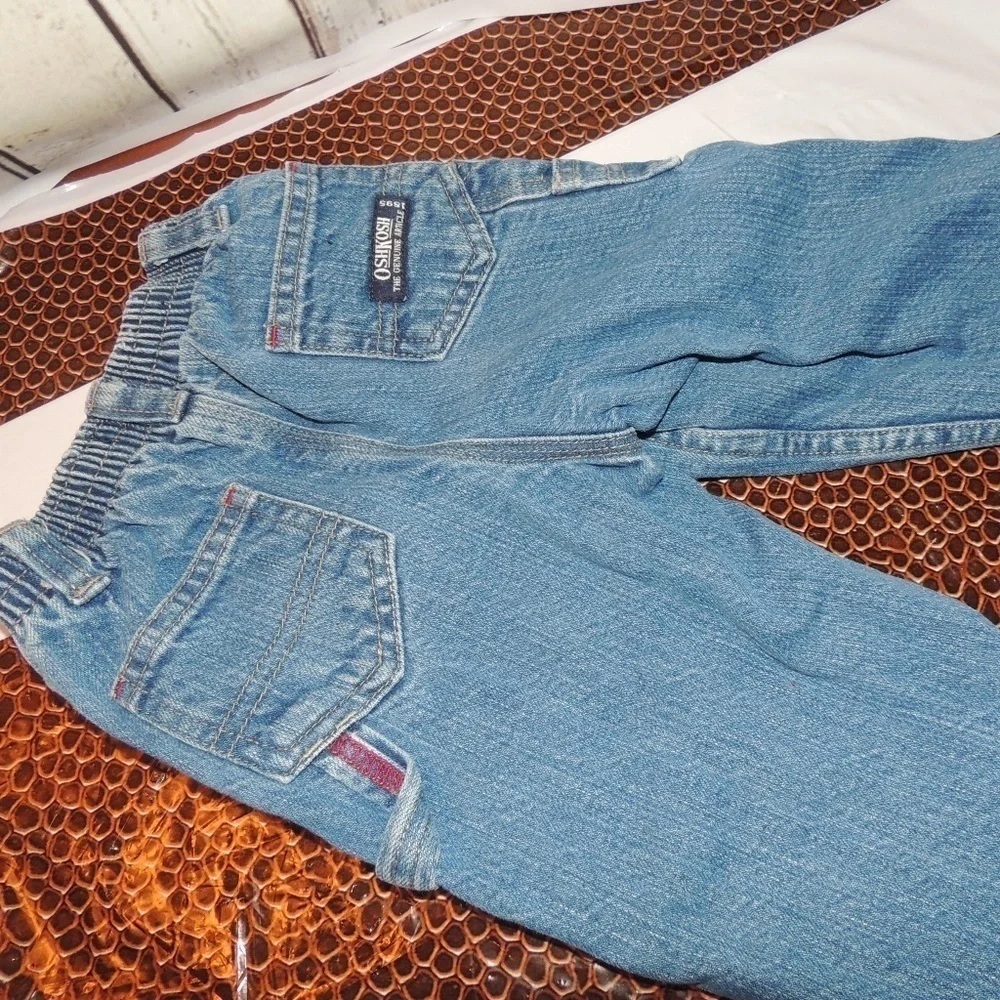 Oshkosh flannel lined jeans 6-9M